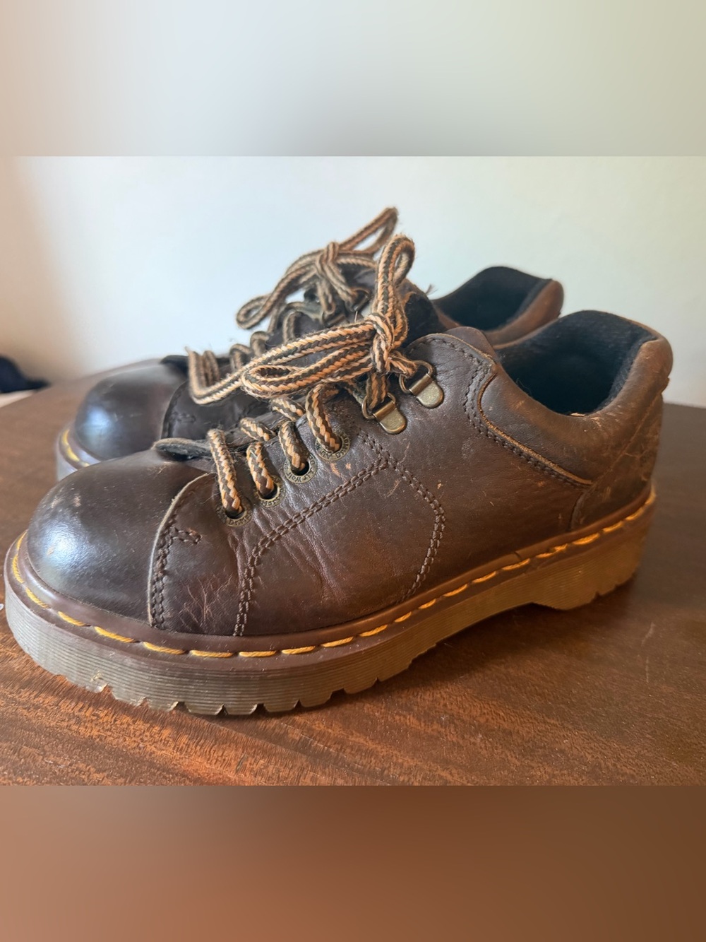 Dr. Martens Dark Brown Leather Derby Oxford